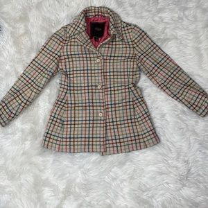 Coach plaid jacket